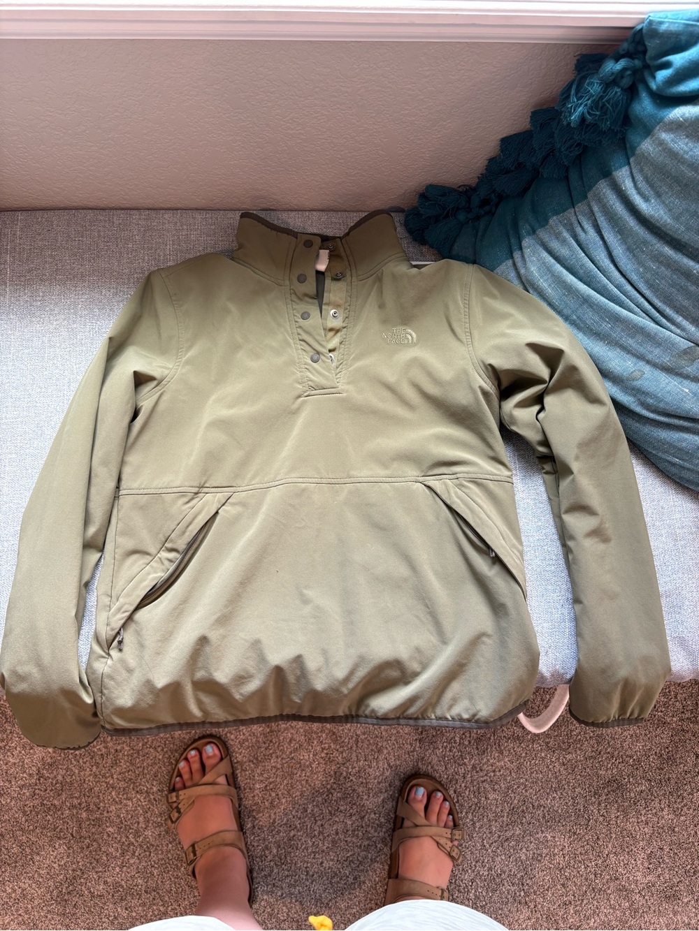 Women's Olive Utility Softshell Jacket